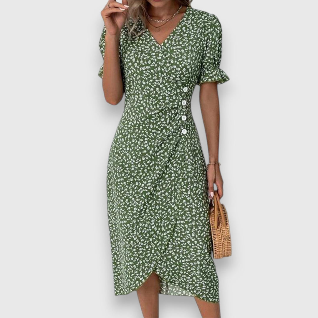 Tessina – Elegant Floral Dress Clara Monroe