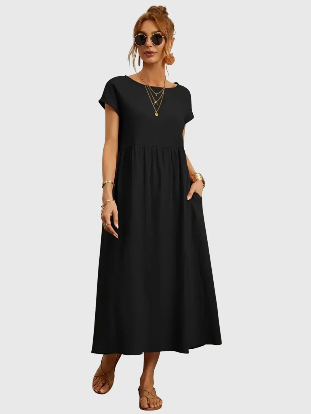 Giselle™ - Casual Pocket Dress Clara Monroe
