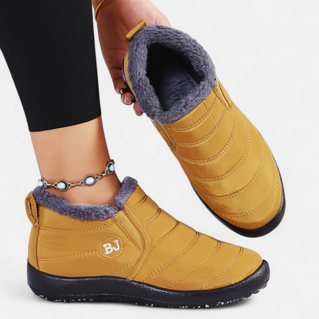 Victoria | Warm Winter Slip-On Boots. Clara Monroe