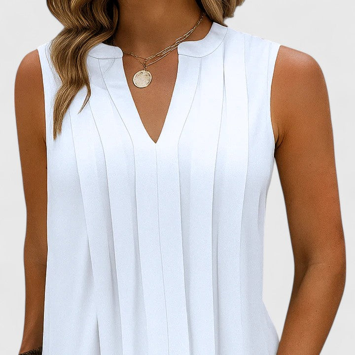 Clarhild™ | Elegant Flattering Dress with V-Neck Clara Monroe