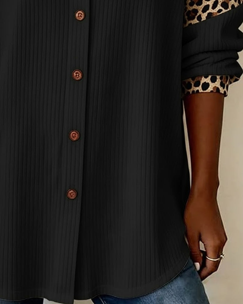 Aria - Chemise Léopard Élégante