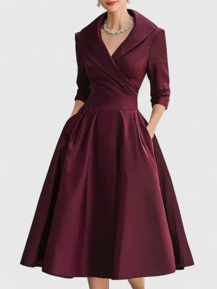Bellamyra | Elegant Midi Dress Clara Monroe