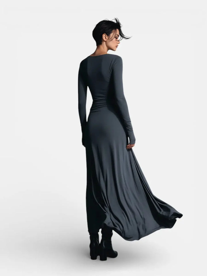 Naiara ❘ Maxi dress with side knot Clara Monroe