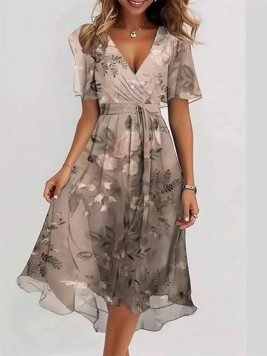 Matilda™ | Summer Dress With Belly Cover Clara Monroe