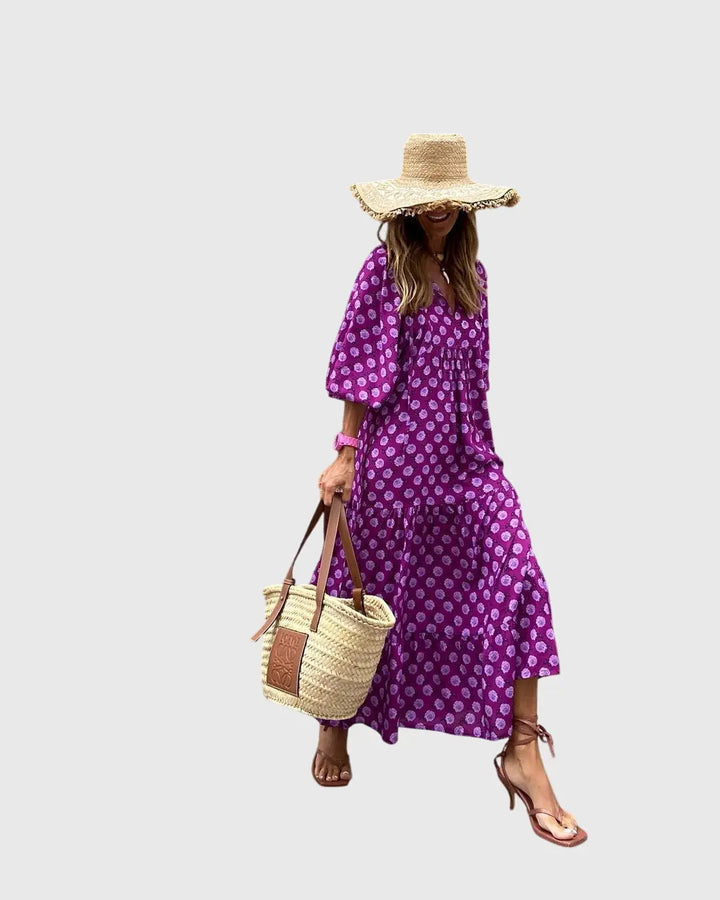 Sarah™ - Boho Maxi Dress Clara Monroe
