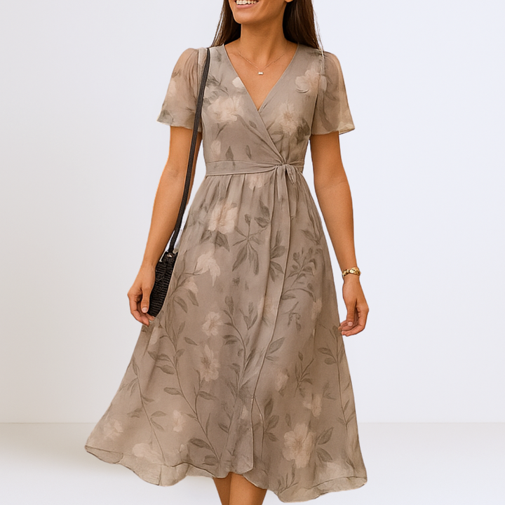 Bianca - Robe Maxi Élégante avec Décolleté en V