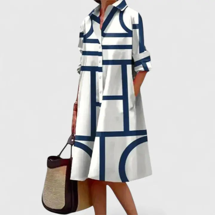 Charlene | Sophisticated Midi Dress Clara Monroe