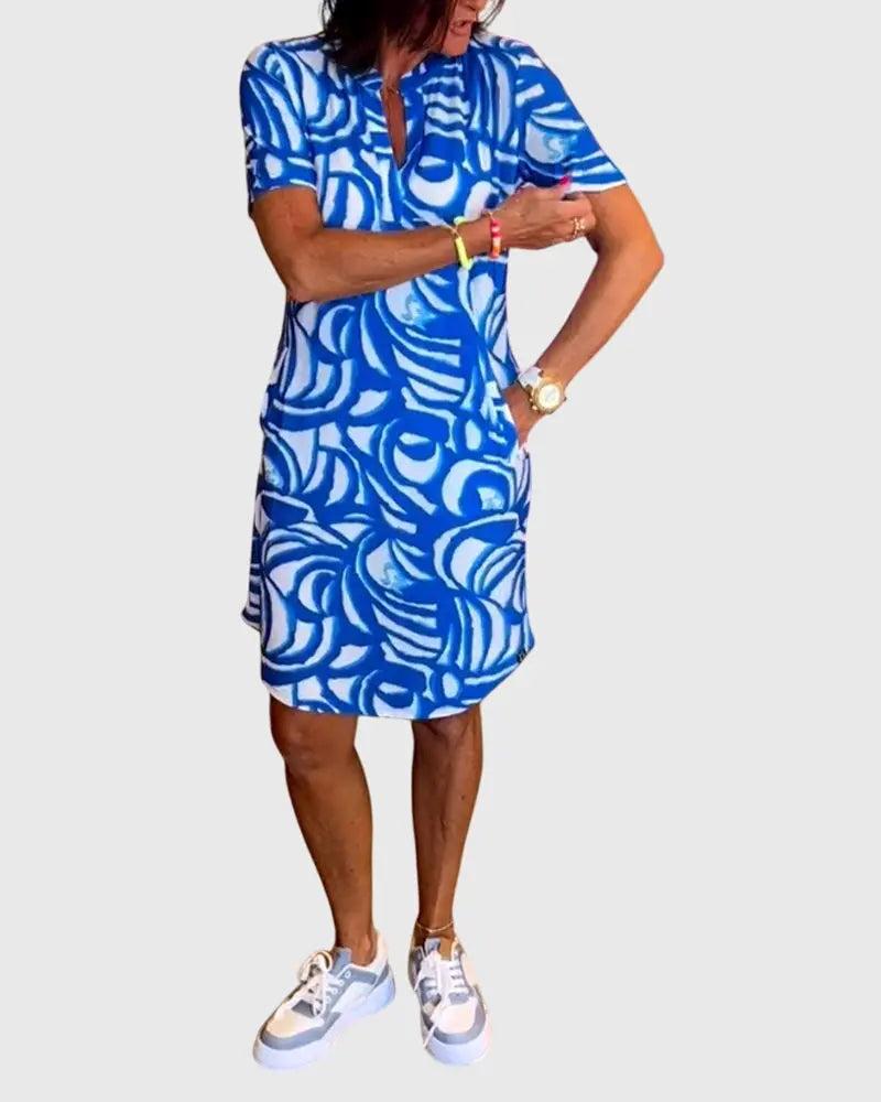 Elle™ | Flattering Avenue Walk Dress Clara Monroe