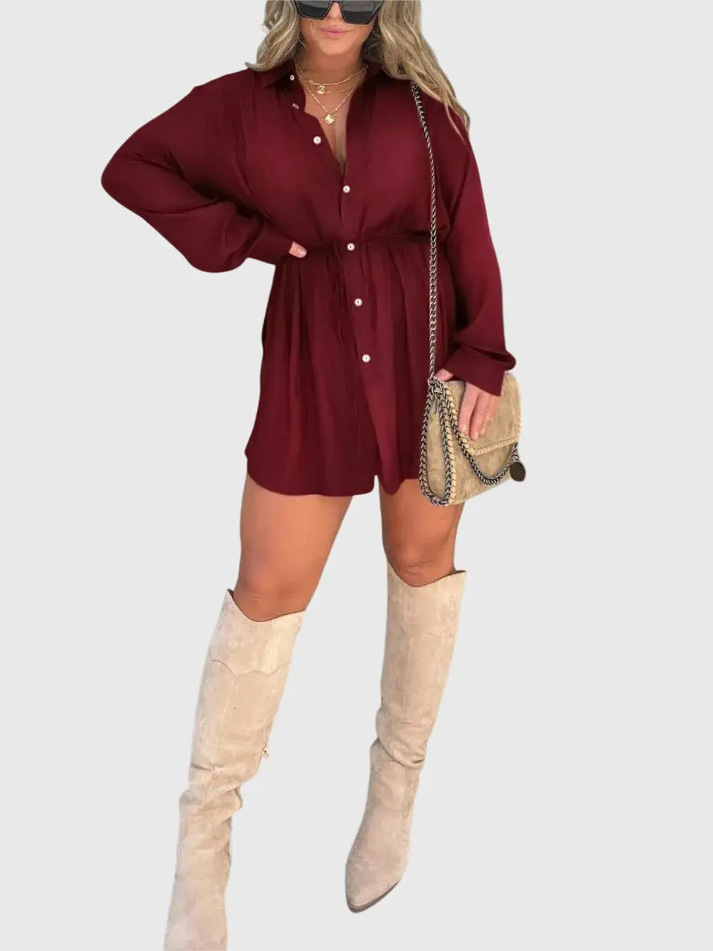 Nova™ | Elegant Romper Dress Clara Monroe