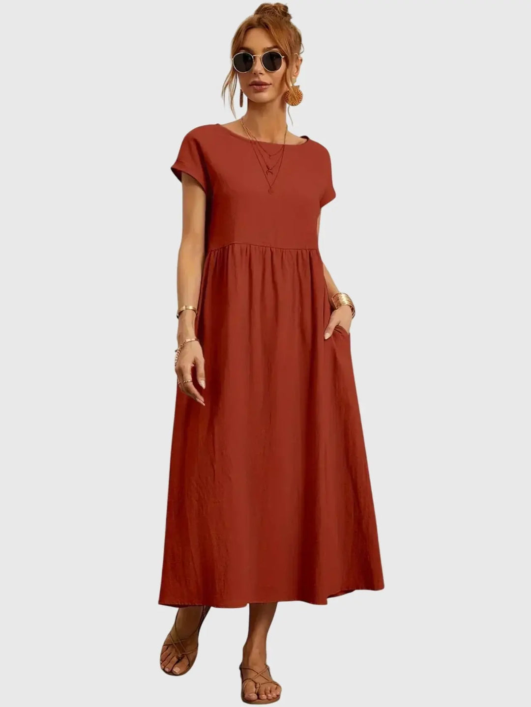 Giselle™ - Casual Pocket Dress Clara Monroe