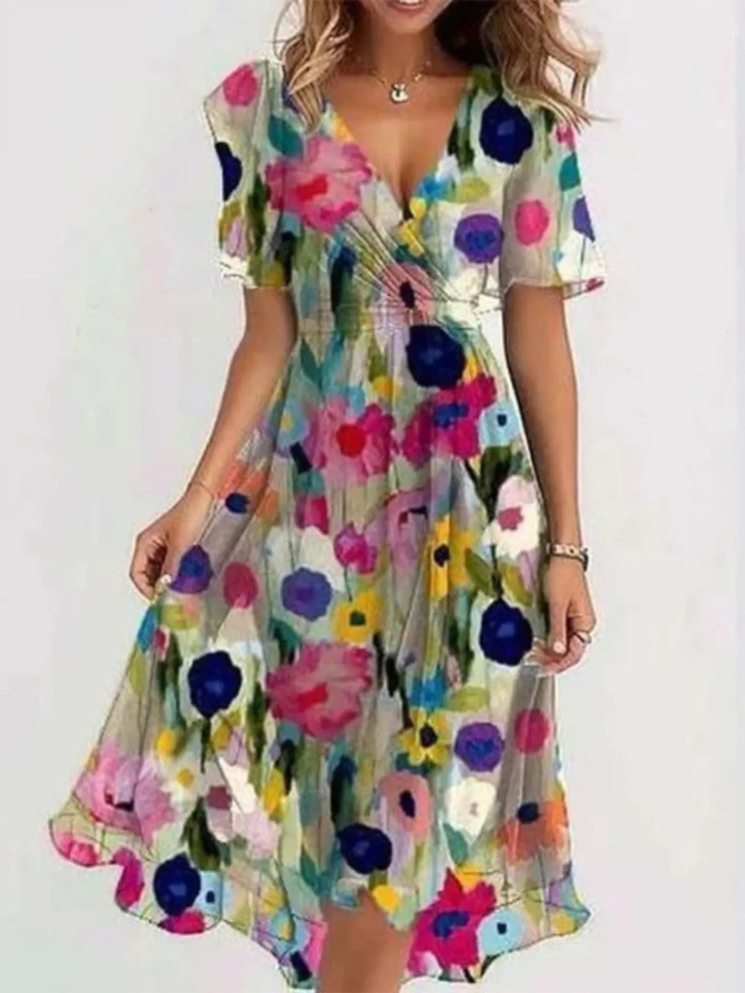 Matilda™ | Summer Dress With Belly Cover Clara Monroe