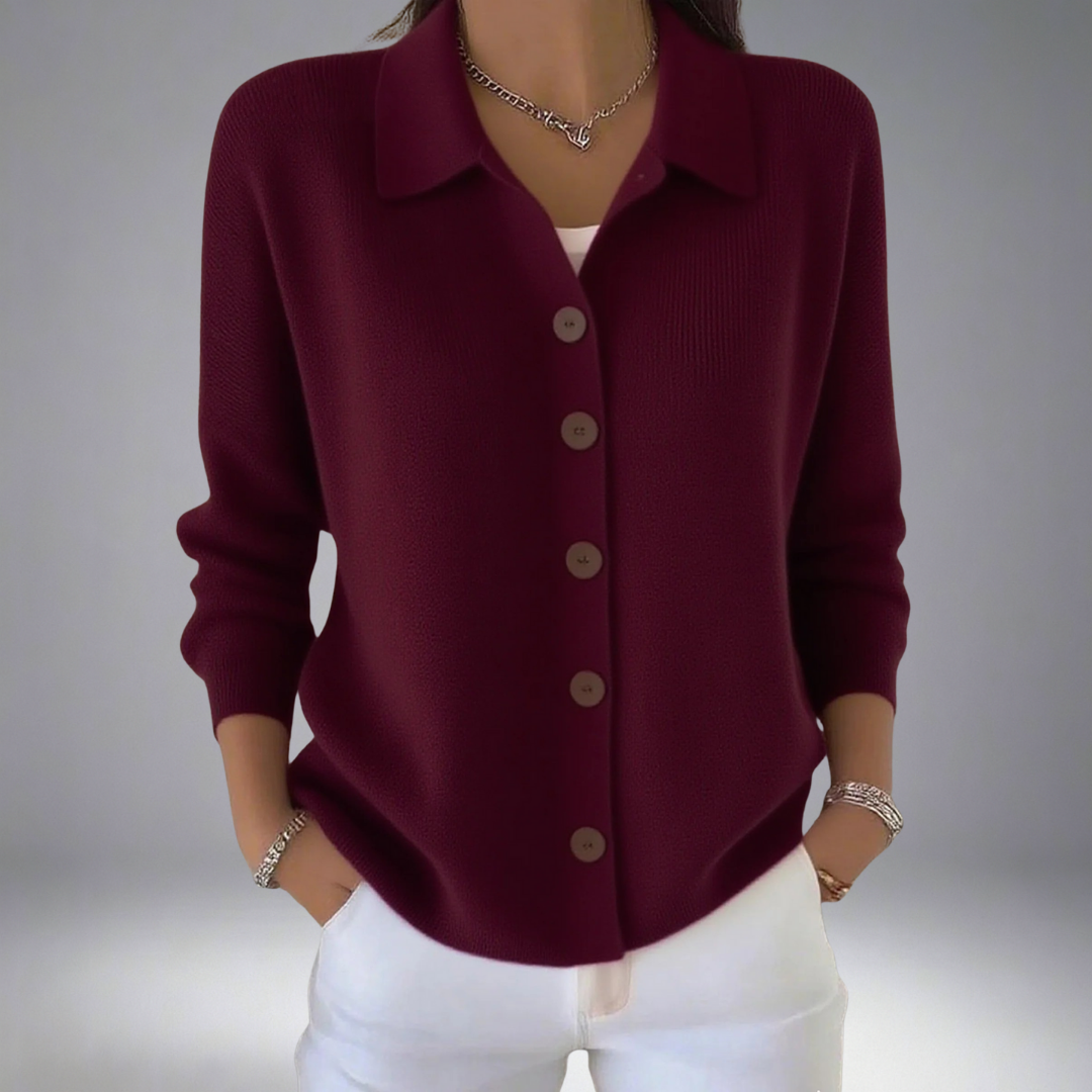 Layla - Élégant Cardigan Tricoté