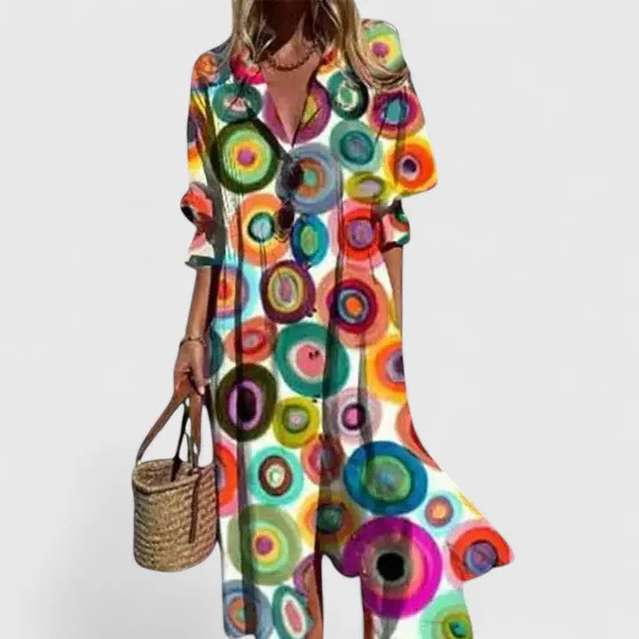 Paula | Elegant Boho Dress Clara Monroe