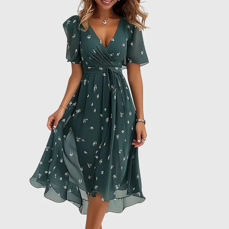 Catalina™ | Chic Midi Dress Clara Monroe