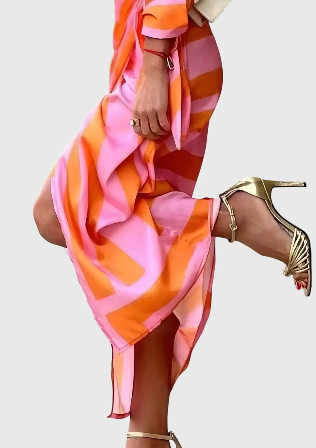 Everly™ | Elegant Wrap Dress with Print Clara Monroe
