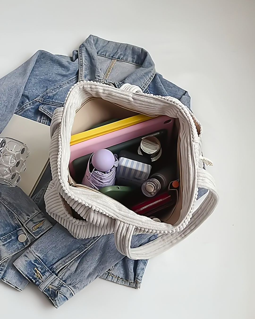 Tilda - Sac Élégant Côtelé