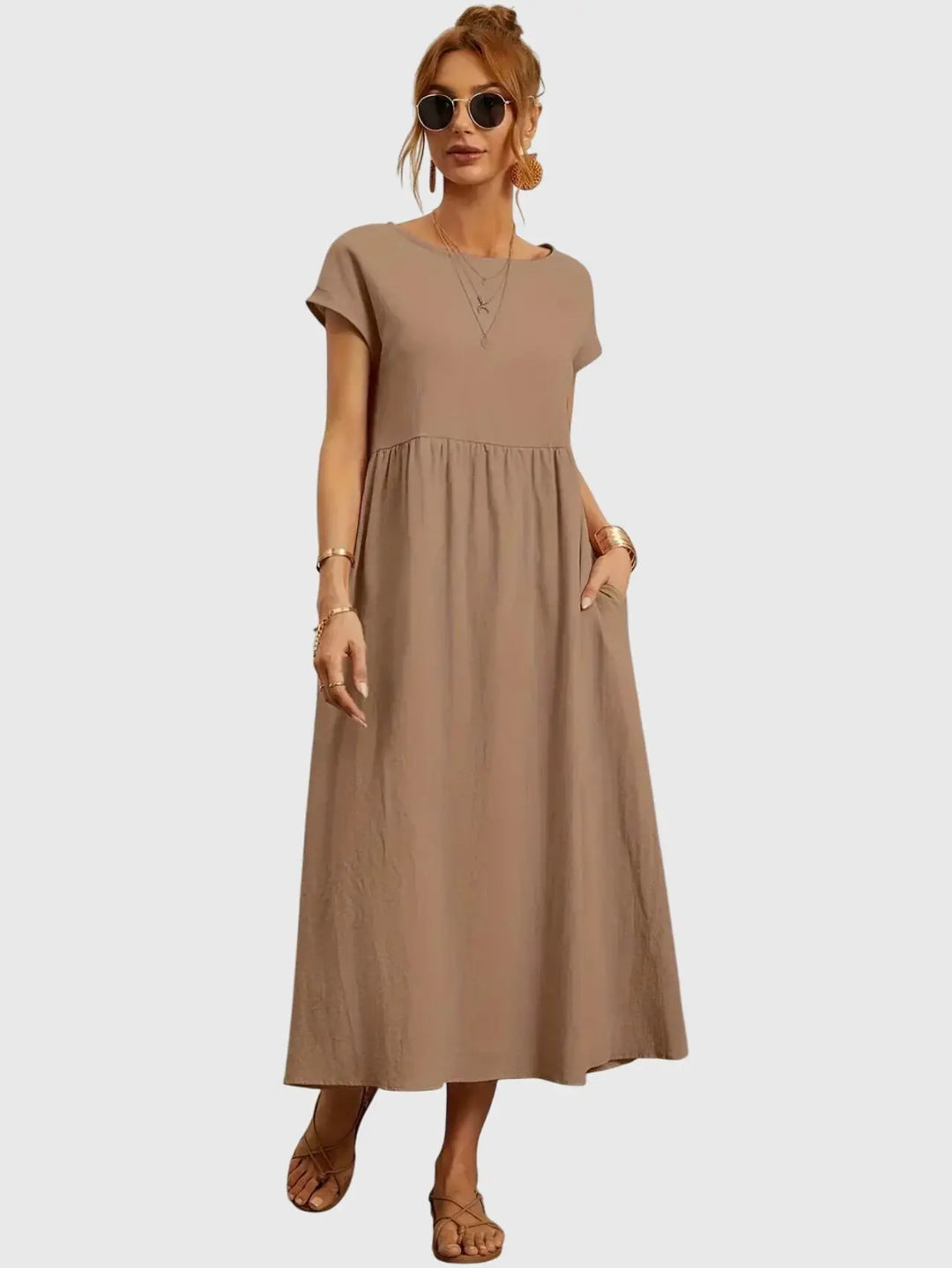 Giselle™ - Casual Pocket Dress Clara Monroe