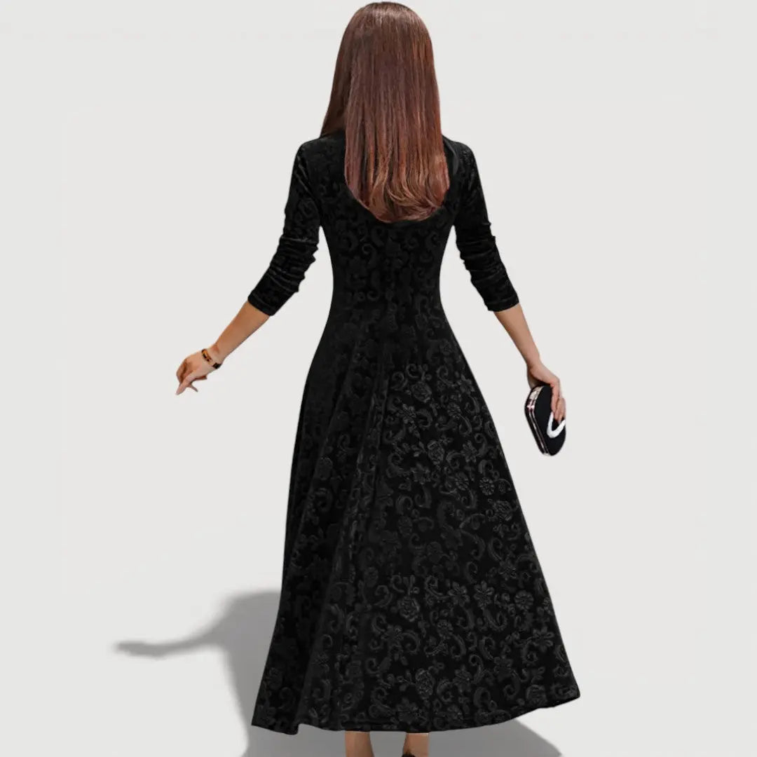 JILLIAN – ELEGANT VELVET DRESS Clara Monroe