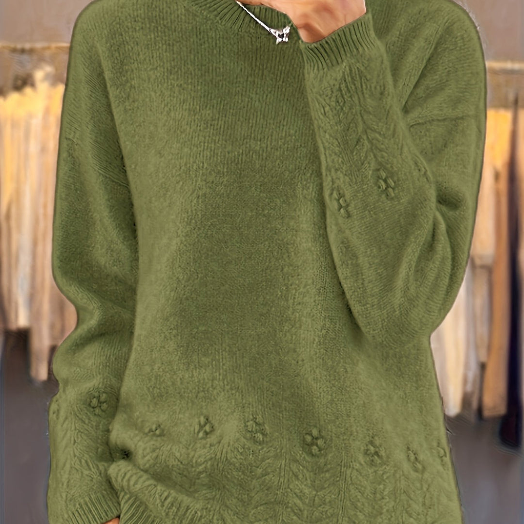 Noémie - Pull Ample Doux Hivernal