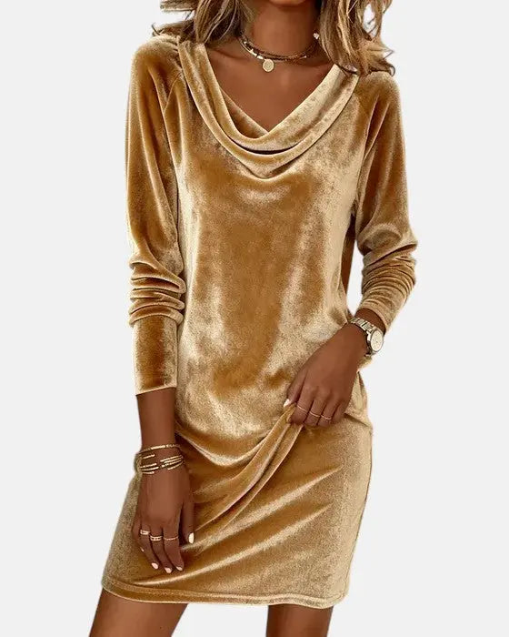 Celeste | Loose Fitting Velvet Dress Clara Monroe