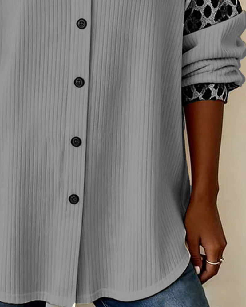 Aria - Chemise Léopard Élégante