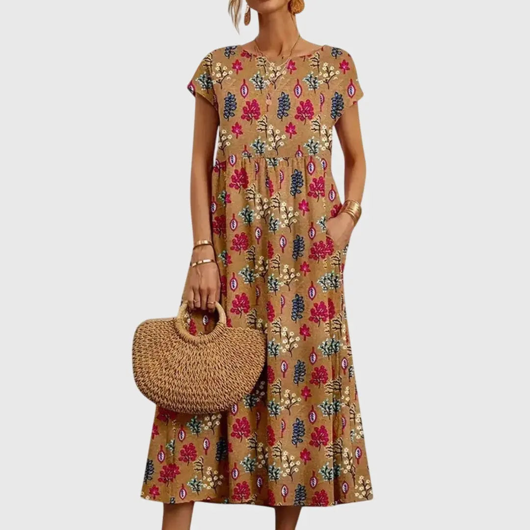 Valencia™  | Chic Floral Dress Clara Monroe