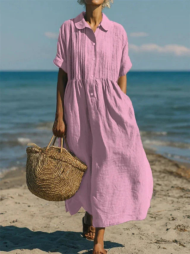 Alice | Cotton Button Shirt Dress Local Neighbours Sedona