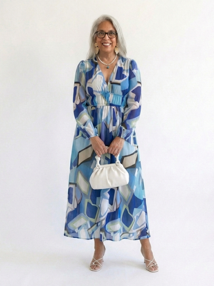 Althea | Long Sleeve Floral Maxi Dress Local Neighbours Sedona