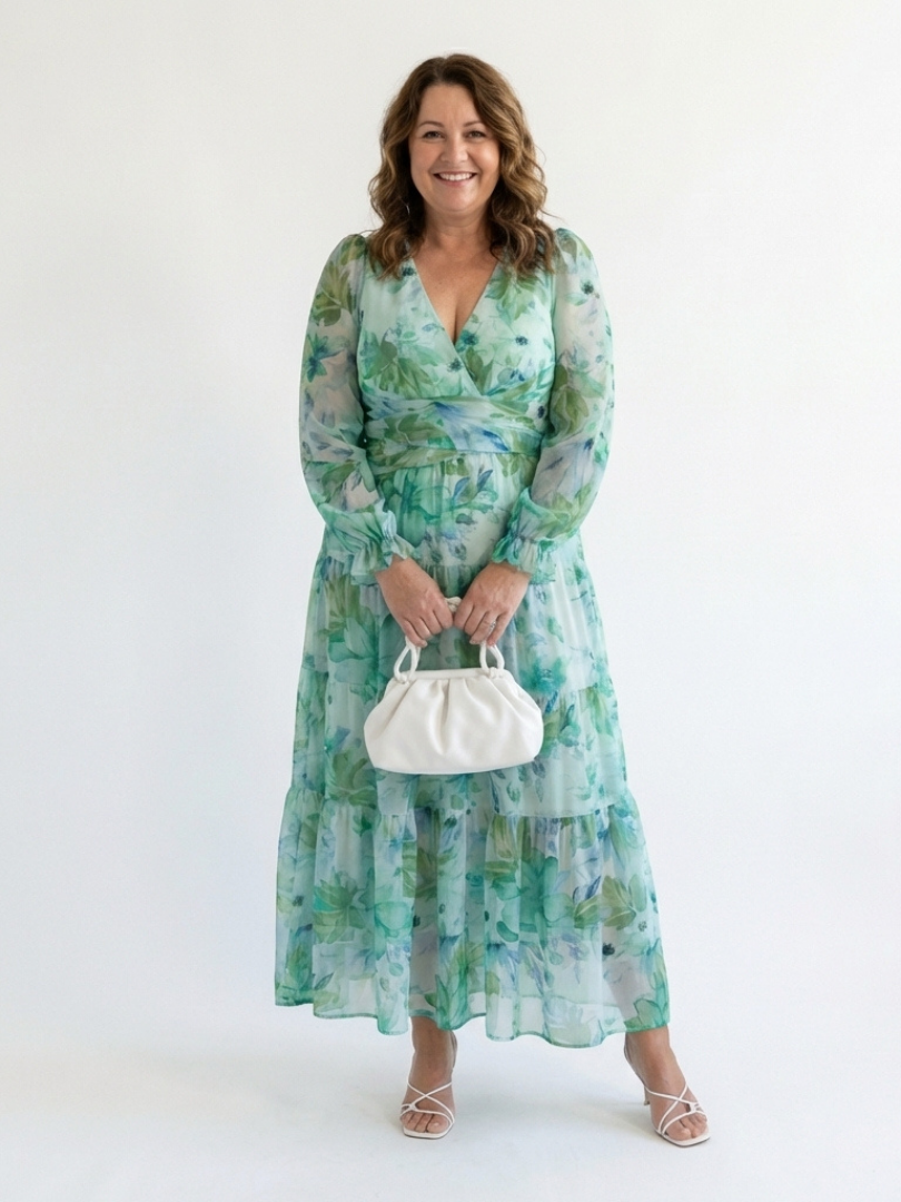 Althea | Long Sleeve Floral Maxi Dress Local Neighbours Sedona
