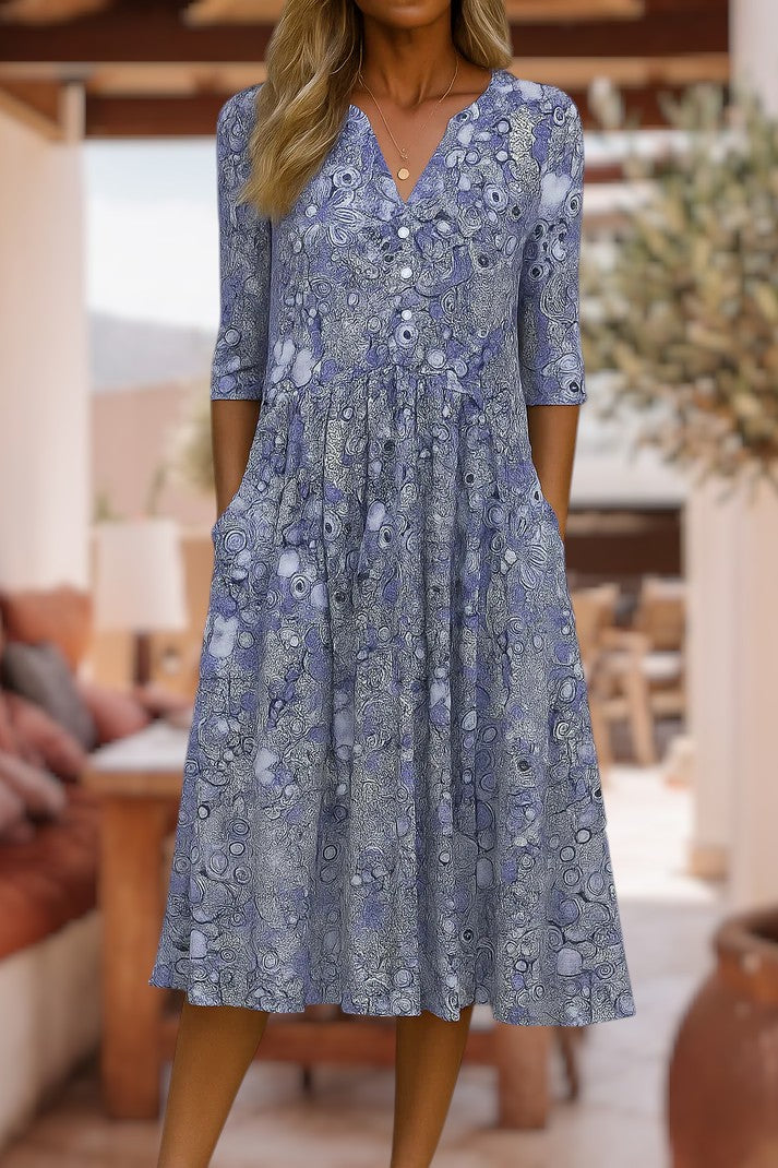 Lucille - Robe Décontractée Élégante