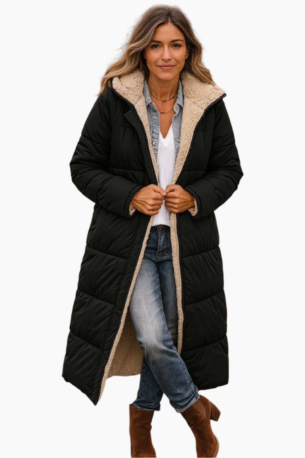 Paige - Manteau Long Douillet