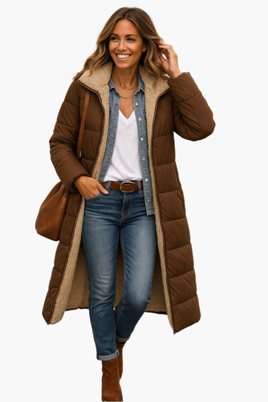 Paige - Manteau Long Douillet
