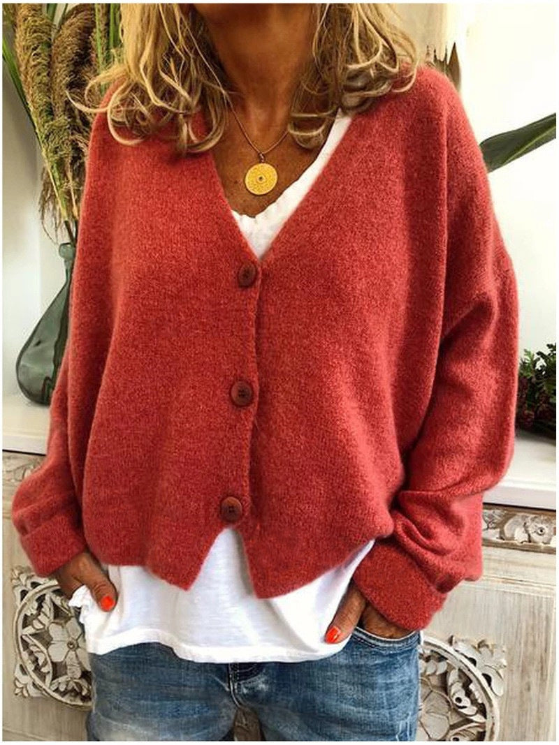 Scarlett - Élégant Cardigan Tricoté