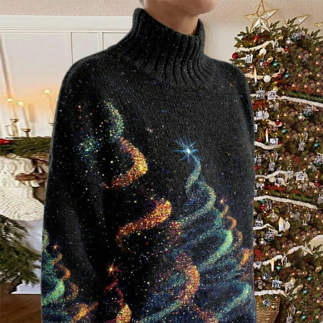 Saraya - Pull Festif Étoilé