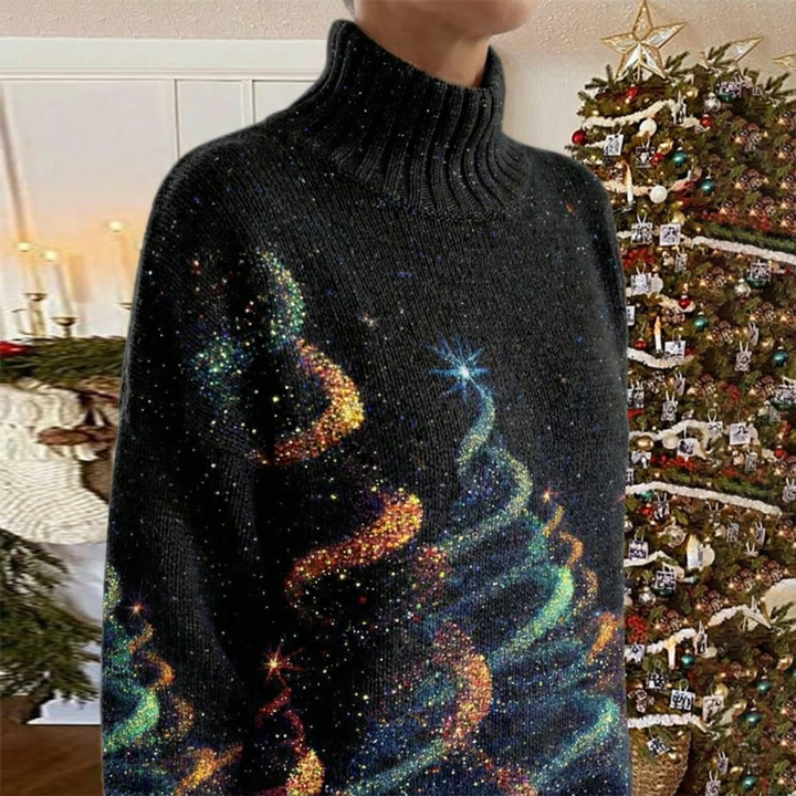 Saraya - Pull Festif Étoilé
