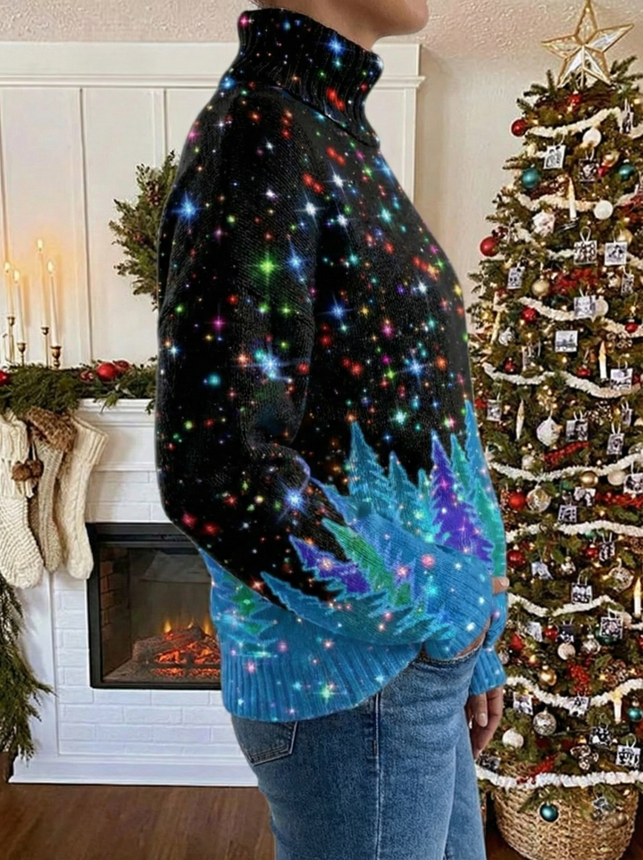 Saraya - Pull Festif Étoilé
