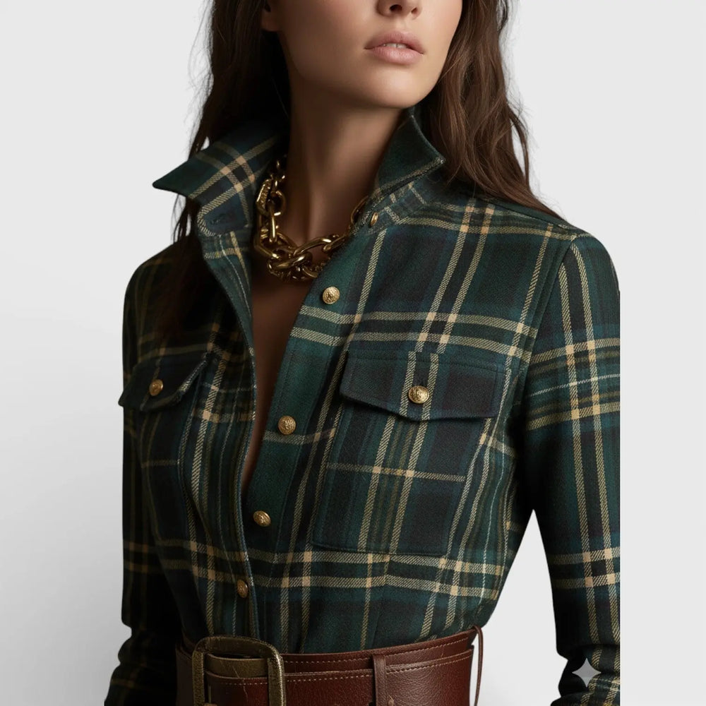 Scarlett | Belted Shirt Dress Clara Monroe