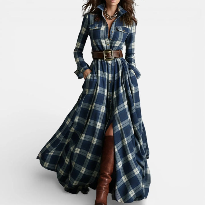 Scarlett | Belted Shirt Dress Clara Monroe