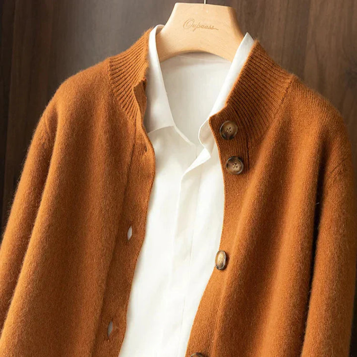 Arlina - Élégant Cardigan en Mérinos