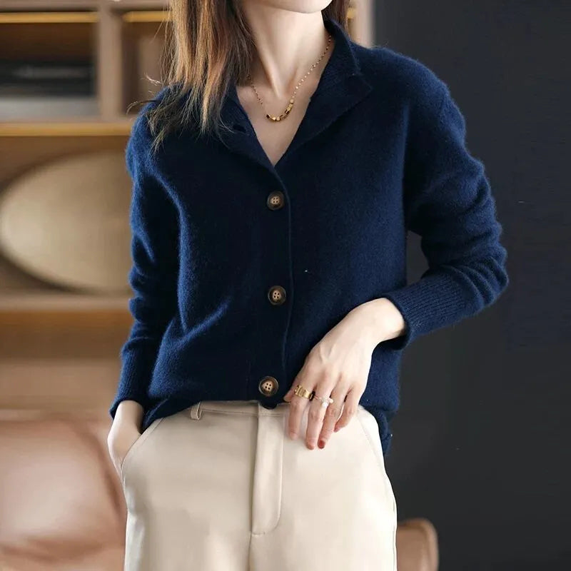 Arlina - Élégant Cardigan en Mérinos