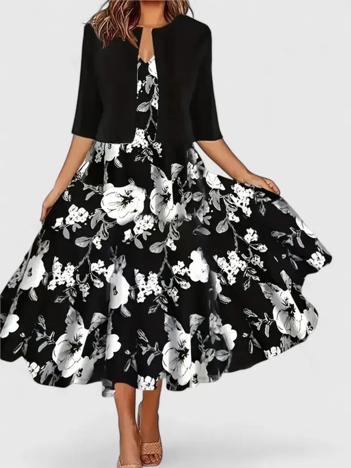 Chantal | Elegant Midi Dress Clara Monroe