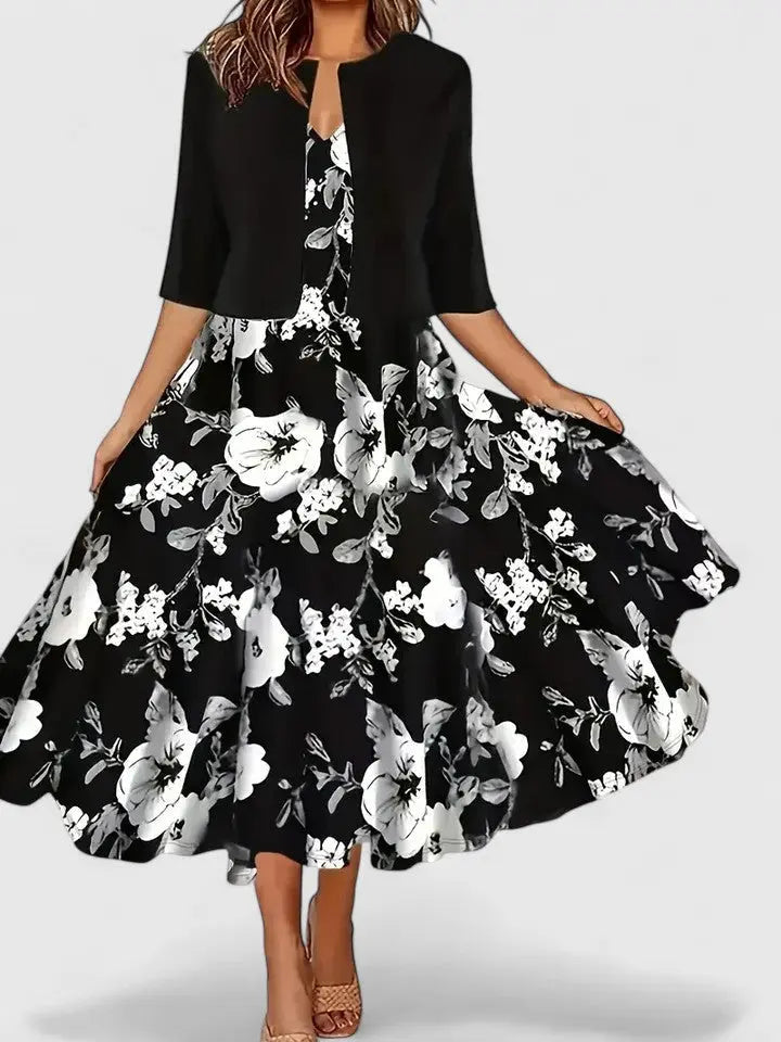 Chantal | Elegant Midi Dress Clara Monroe