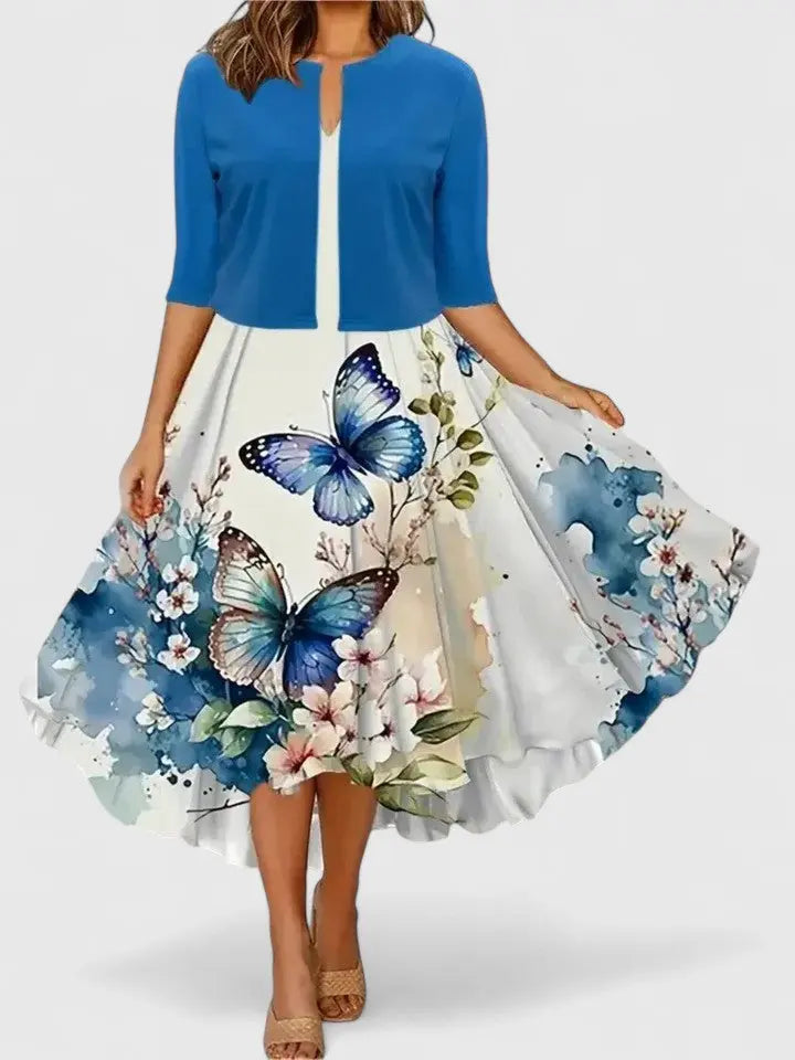 Chantal | Elegant Midi Dress Clara Monroe