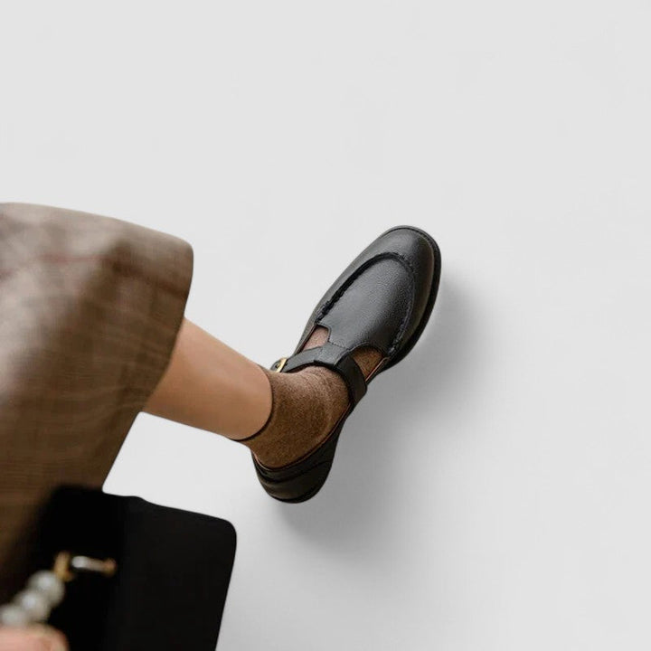 Zhelynne | Orthopedic Square-Toe Mary Jane Shoes Clara Monroe
