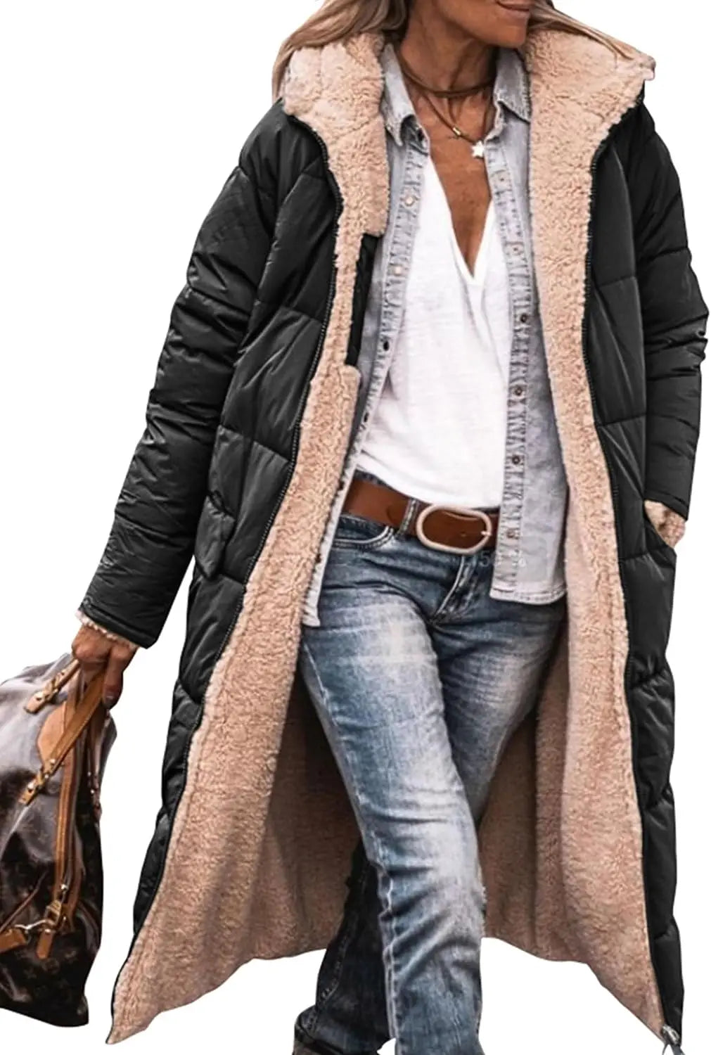 Lena Reversible Hooded Puffer Coat