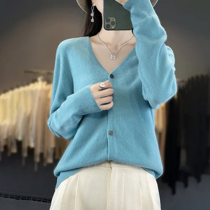 Odessia - Cardigan Cachemire Élégant