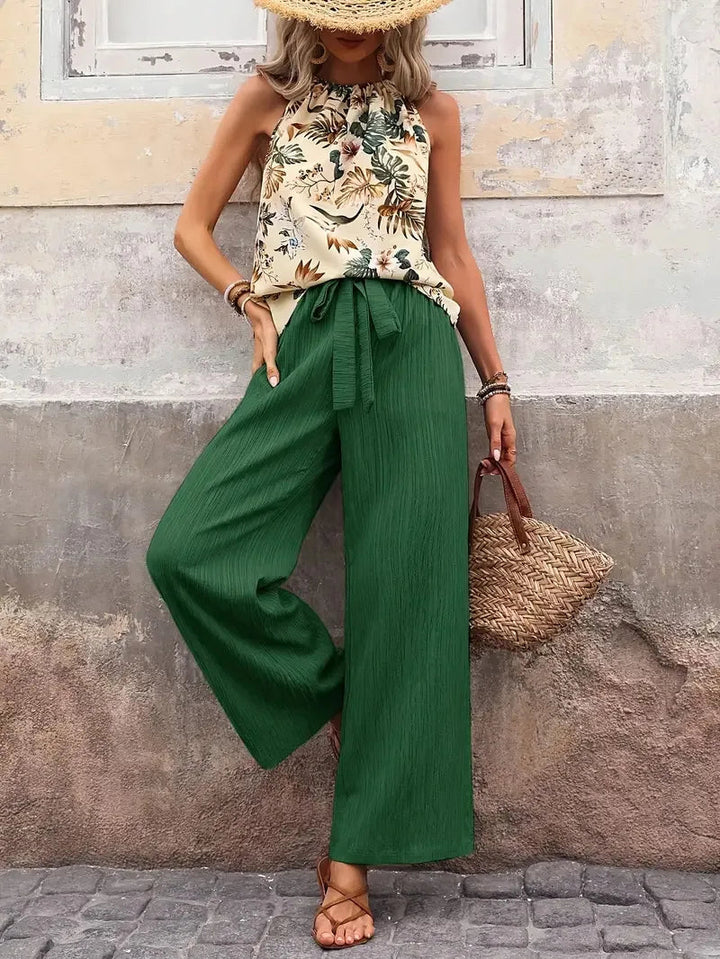 Antonette™ Elegant Sleeveless Two-Piece Set Local Neighbours Sedona