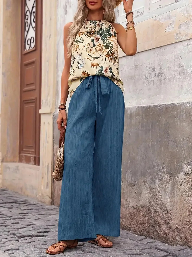 Antonette™ Elegant Sleeveless Two-Piece Set Local Neighbours Sedona