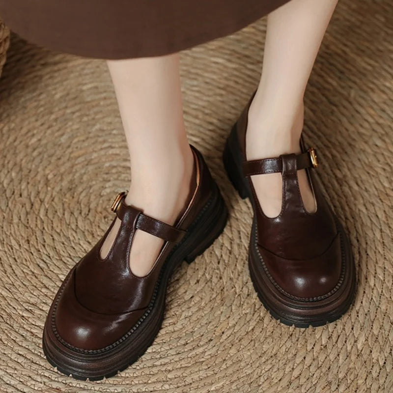 Selene | T-bar Shoes