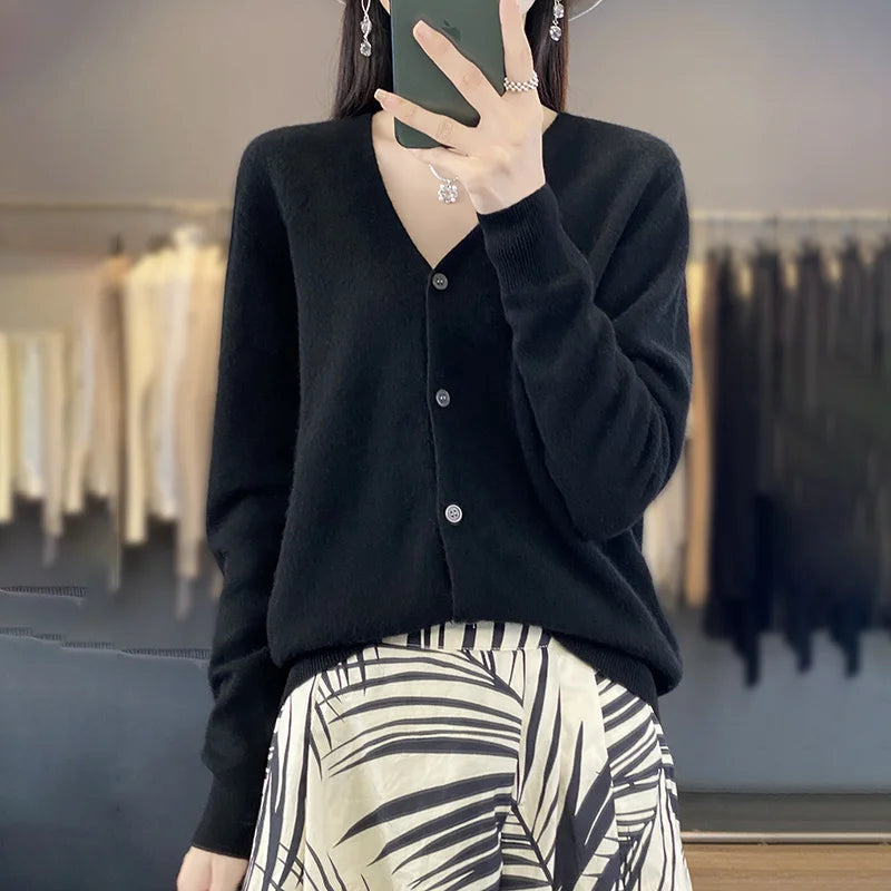 Odessia - Cardigan Cachemire Élégant